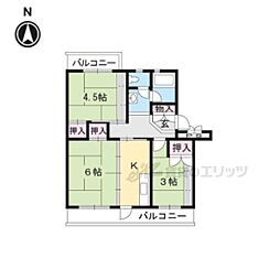 びわ湖美空団地1号棟 504