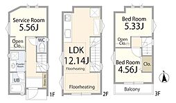 足立区千住4丁目・建築条件無売地