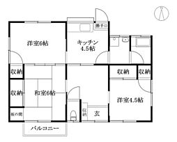 仙波貸家（北久米・平屋） 3 号室