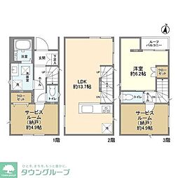 川崎市多摩区宿河原４丁目の一戸建て