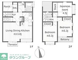 横浜市都筑区牛久保東1丁目の一戸建て