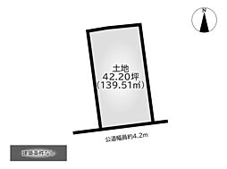 建築条件なし土地　近鉄下田駅エリア