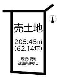 葛城市新町　全6区画　5号地建築条件なし更地