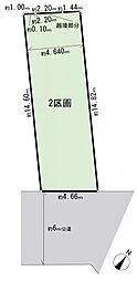 川崎区大島上町　建築条件無し土地　2区画