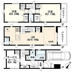 川崎市中原区上小田中1丁目　中古戸建