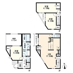 リーブルガーデンエス西六郷1丁目　新築一戸建て