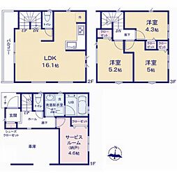 テイラーハウス上小田中6丁目　新築一戸建て　A号棟