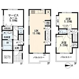 川崎区昭和1丁目　新築一戸建て　2号棟