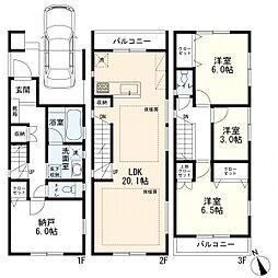 川崎区桜本2丁目　新築一戸建て　3号棟