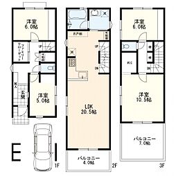 レーヴ川崎 渡田新町2丁目　新築一戸建て　1号棟