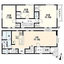 多摩区南生田3丁目 新築一戸建て 2号棟
