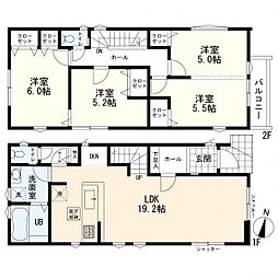 多摩区南生田3丁目　新築一戸建て　3号棟