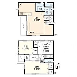 港北区高田西3丁目　新築一戸建て　1号棟