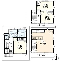 幸区小倉3丁目II　新築一戸建て　2期B号棟