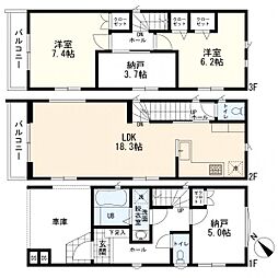 鶴見区市場下町　新築一戸建て　B号棟