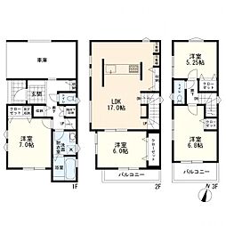 リーブルガーデンエス京町3丁目2期　新築一戸建て　2期1号棟