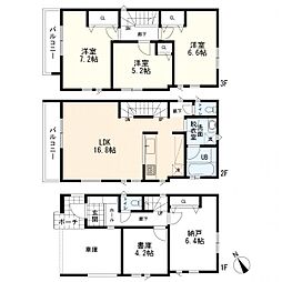 中原区宮内1丁目　新築一戸建て　A号棟