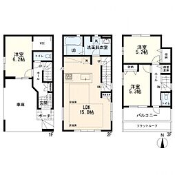 ケイアイグレイス大島1丁目6期　新築一戸建て　6期2号棟