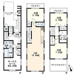 高津区諏訪2丁目　新築一戸建て　2号棟