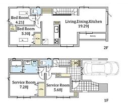 高田駅　歩19分　横浜市港北区下田町6丁目　2号棟