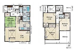 桜ヶ丘駅　歩17分　横浜市瀬谷区北新　　22号棟