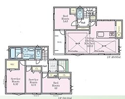 大口駅　歩12分　横浜市神奈川区西寺尾3丁目　　4号棟