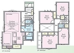大口駅　歩12分　横浜市神奈川区西寺尾3丁目　　5号棟