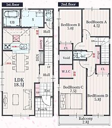 Terrechez名古屋市瑞穂区萩山町1期　6号棟