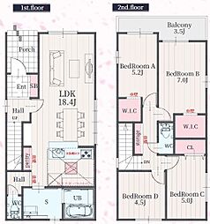 Terrechez名古屋市瑞穂区萩山町1期　2号棟