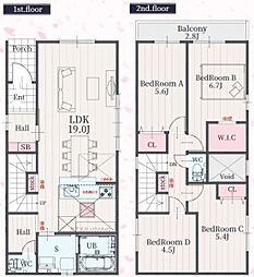 Terrechez名古屋市瑞穂区萩山町1期　1号棟