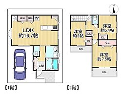新築戸建 枚方市東船橋二丁目