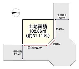 売土地　八幡市男山指月