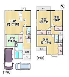 中古戸建　枚方市北中振四丁目