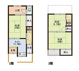 松原市天美東４丁目　テラスハウス　河内天美駅