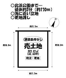 売土地　形原町北浜