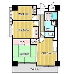 ラ・ピエール城東 601号室