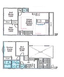 新築分譲戸建　川崎新町　全2棟　1号棟