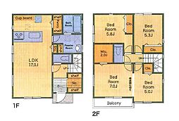 新築分譲戸建　衣笠　全2棟　PLAN.1