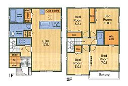 新築分譲戸建　衣笠　全2棟　PLAN.2