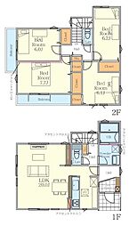 新築分譲戸建　小机　全3棟　2号棟