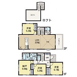 新築分譲戸建　花月総持寺　全2棟　A号棟