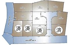 売地　たまプラーザ　全10区画　7区画