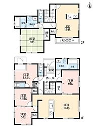 川越市的場　中古戸建て　多目的スペース付二世帯住宅