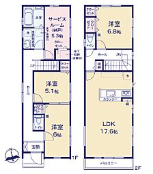 川越市六軒町1期　1号棟