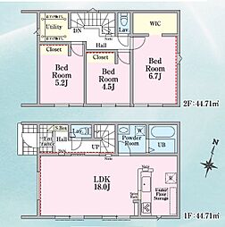 川越市砂23-2期　1号棟