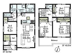 狭山市東三ツ木　第2　2号棟