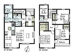 狭山市東三ツ木　第2　3号棟