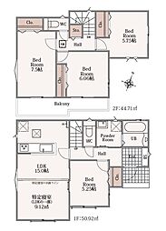 狭山市柏原1704番　B号棟