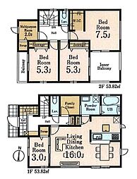 坂戸市柳町　1号棟