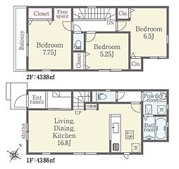 ふじみ野市上ノ原3丁目　1号棟
